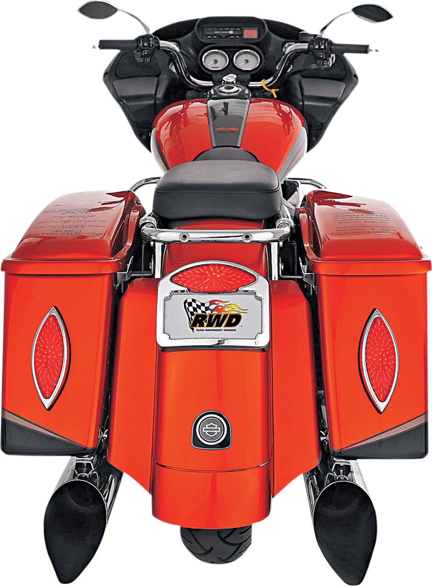 Russ Wernimont Steel Rear Fender Extension for 9607 Harley Touring FLHX FLHR JT's CYCLES