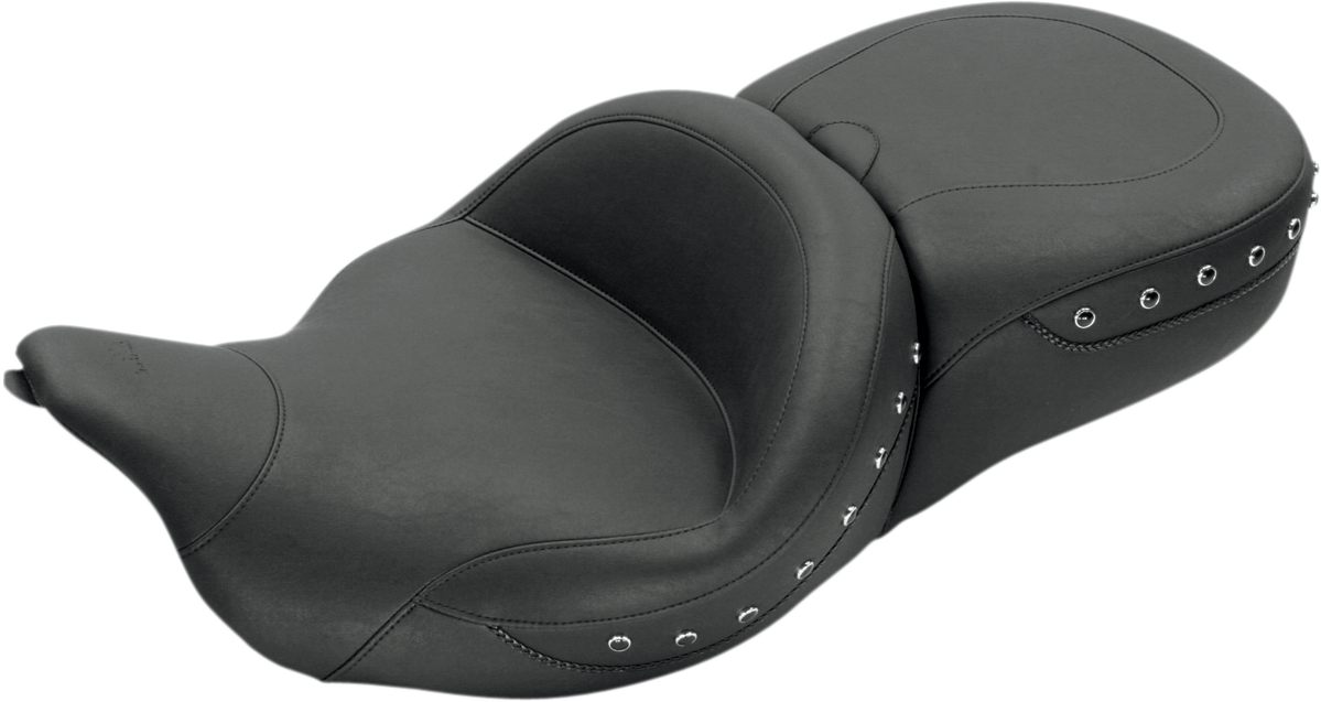 MUSTANG Super Touring 2-Up Seat with Driver Backrest Option