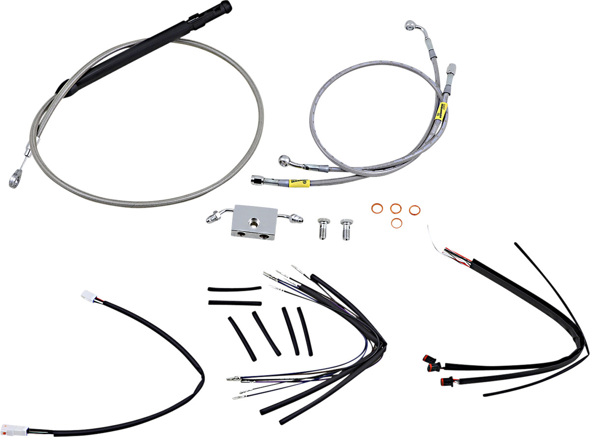 Burly Handlebar Cable Installation Kit For Harley Softail w/ ABS 2018-2024