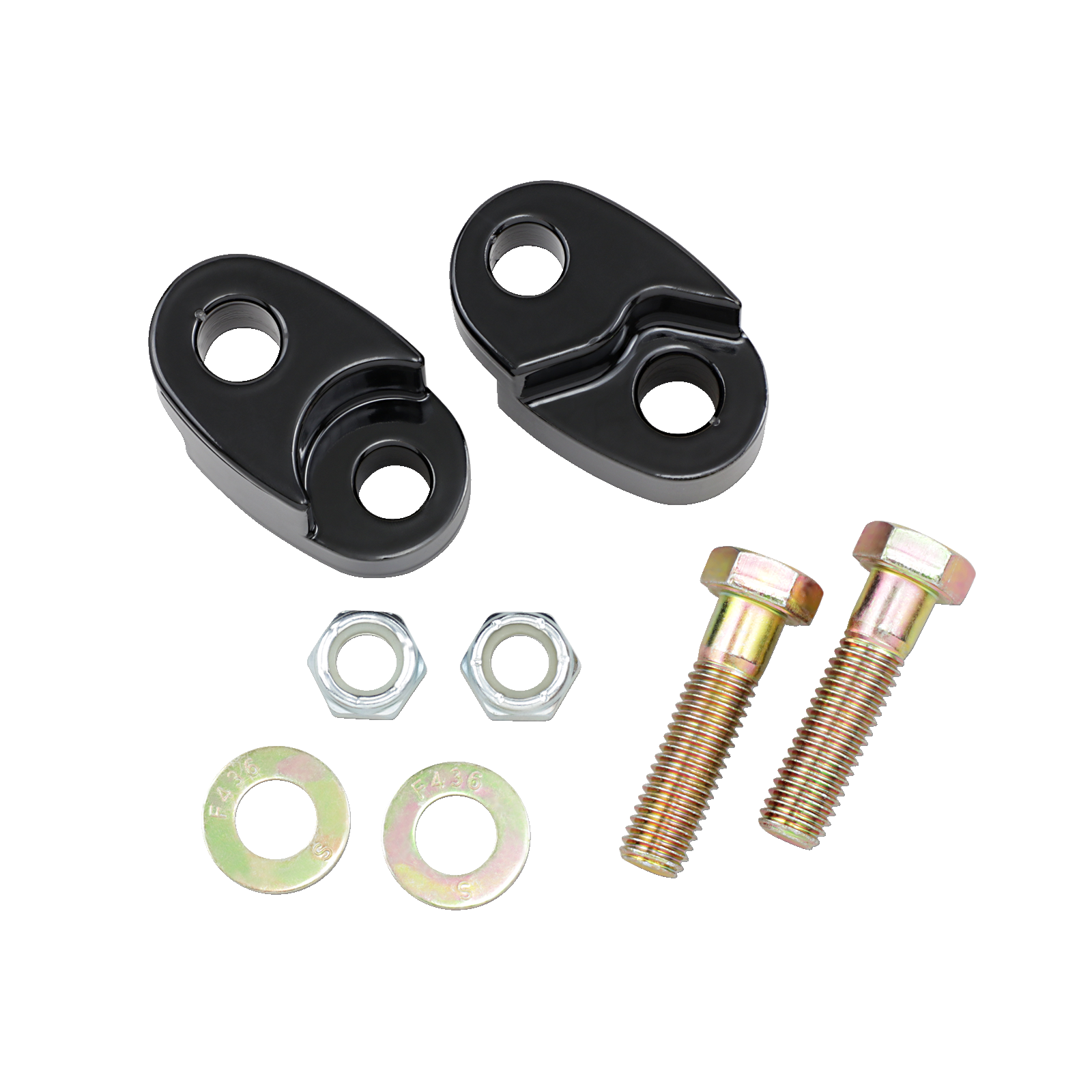 Baron Suspension Lift Kit - Rear - Lifts 1.00" - Black 2014-2017 Yamaha XVS950 Bolt