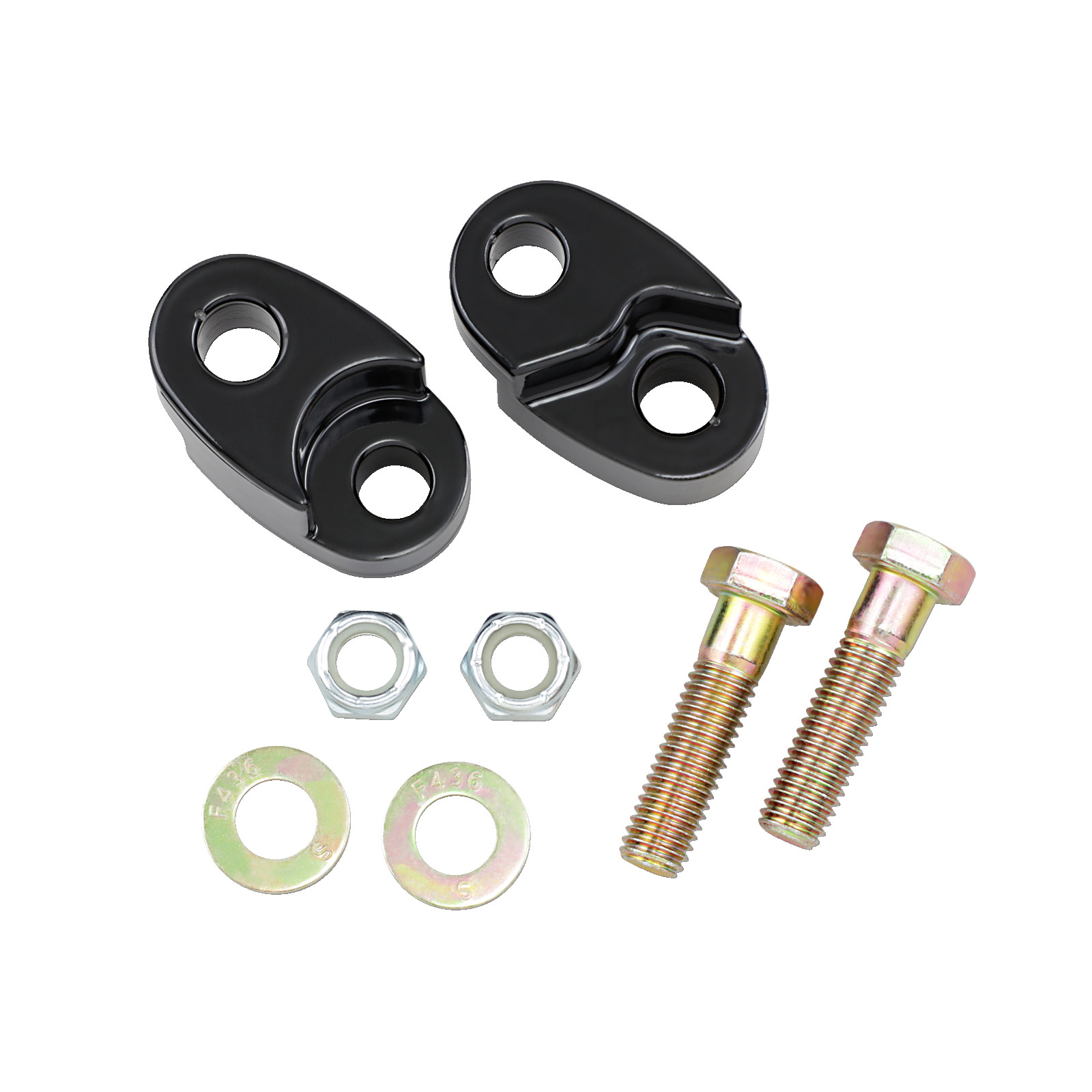Baron Suspension Lift Kit - Rear - Lifts 1.00" - Black 2014-2017 Yamaha XVS950 Bolt