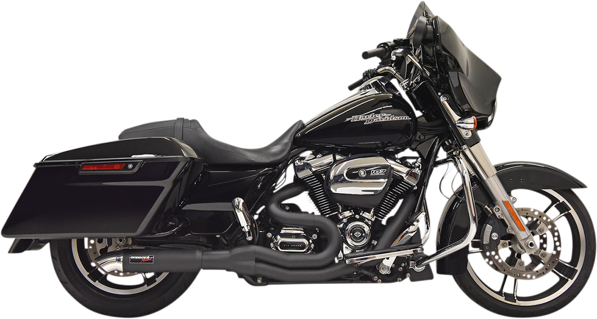 BASSANI XHAUST Road Rage II 2-Into-1 with Hot Rod Turnout Muffler System