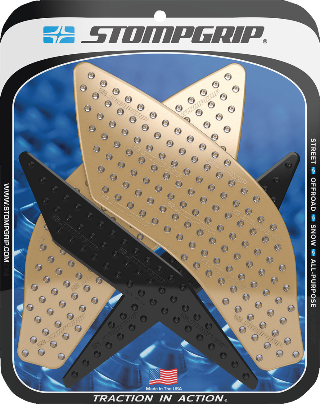 STOMPGRIP Volcano Profile Traction Pad Tank Grips