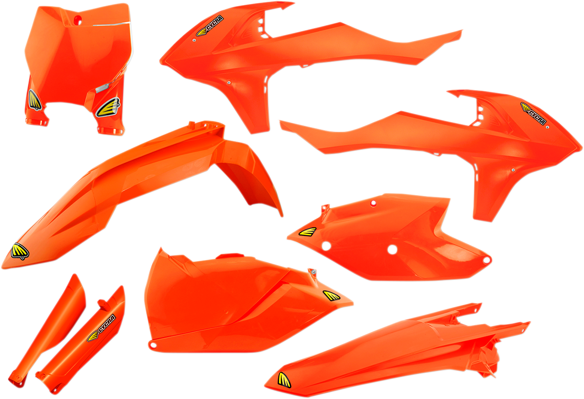 Cycra Body Kit - Powerflow - Orange - SX/SX-F/XC/XC-F KTM