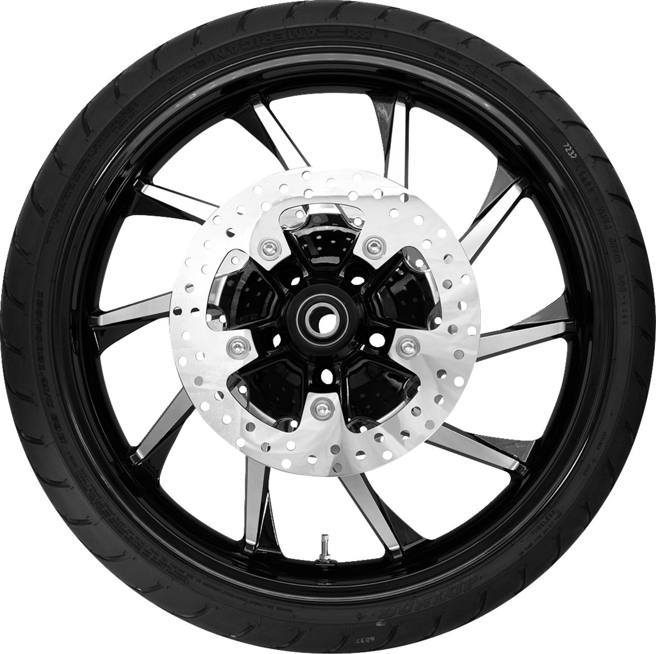COASTAL MOTO Front Hurricane Wheel/Rotor/Tire Combination
