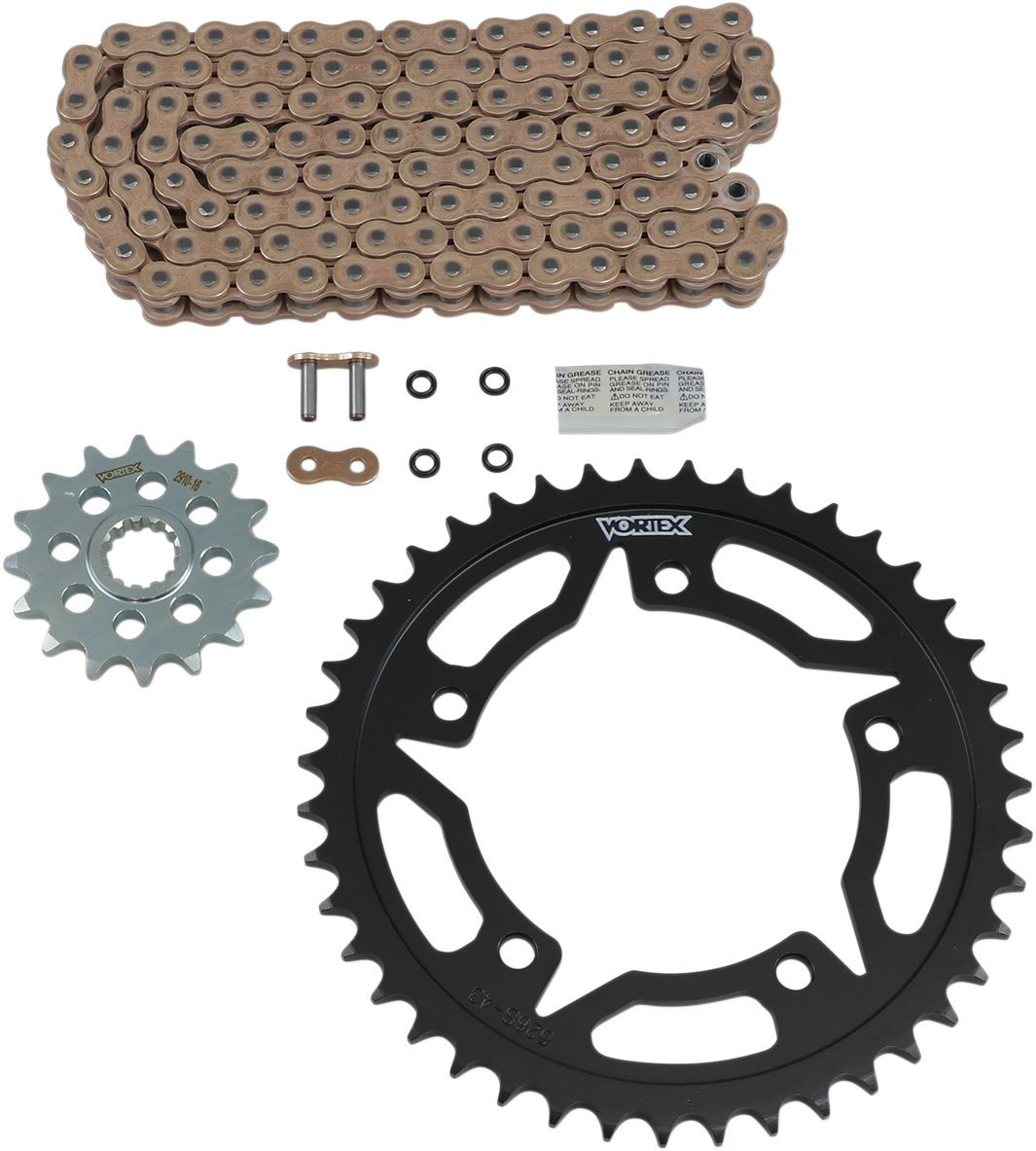 Vortex Chain Kit - Gold - Suzuki - GSX-R 600