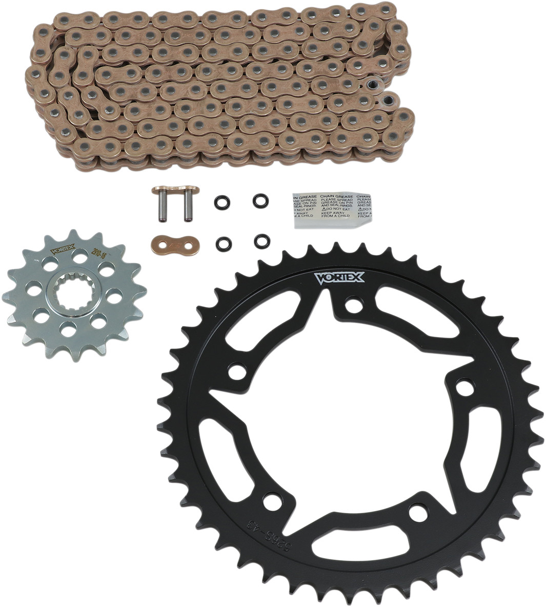 VORTEX Performance Links Chain & Sprocket Kit