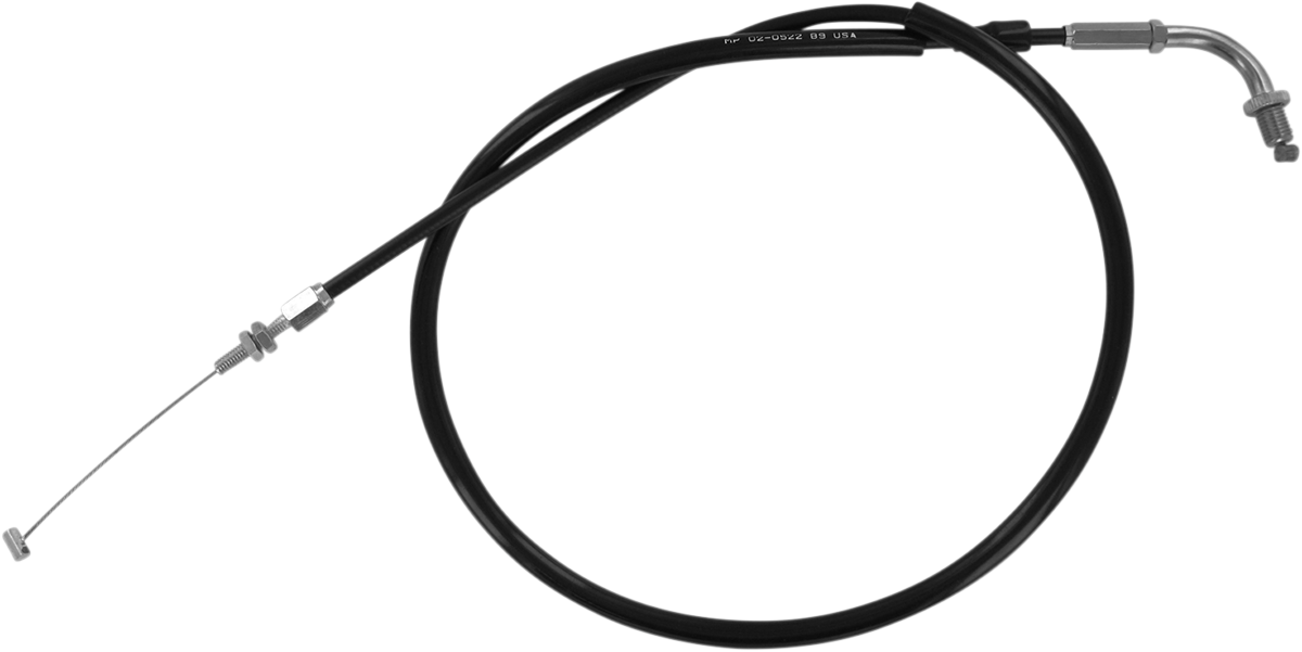 Motion pro Black Vinyl Throttle Cable - Pull - '04-'09 VT750C 2007-2009 Honda VT750C2 Shadow Spirit / 2004-2009 Honda VT750C Shadow Aero / 2004-2009 Honda VT750CA Shadow Aero ABS