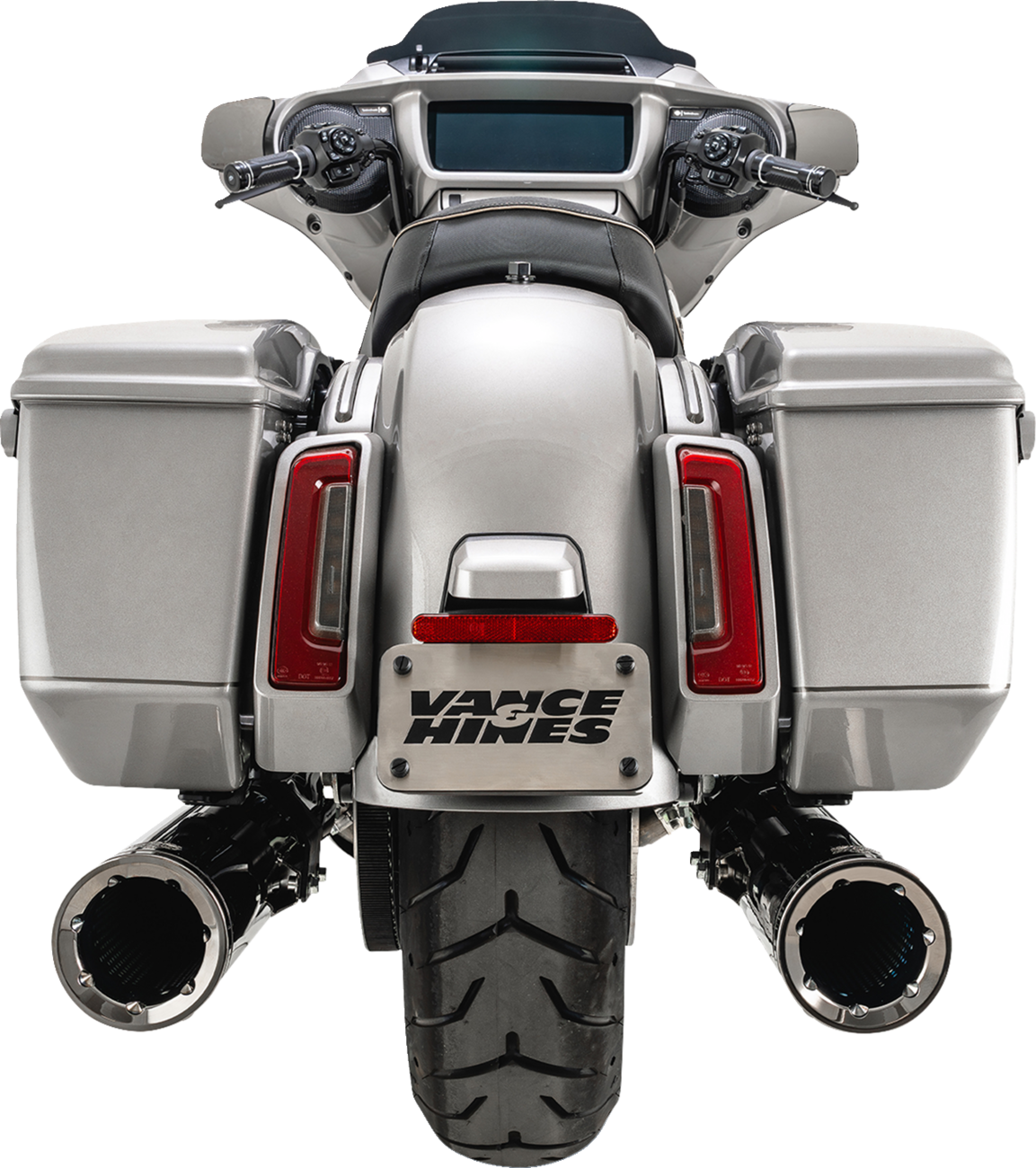 Vance & Hines 4 1/2" Hi-Output Slip-On Mufflers For Harley Touring 2017-2025