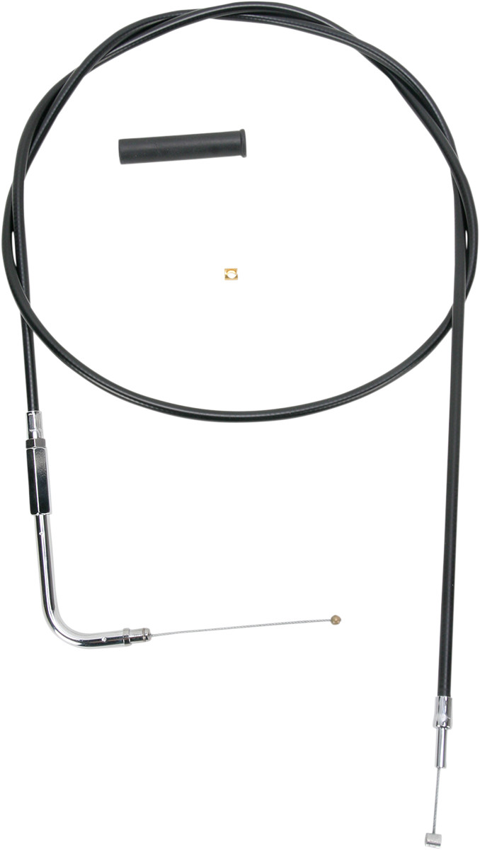 Drag Specialties Black Vinyl Throttle/Idle Cable