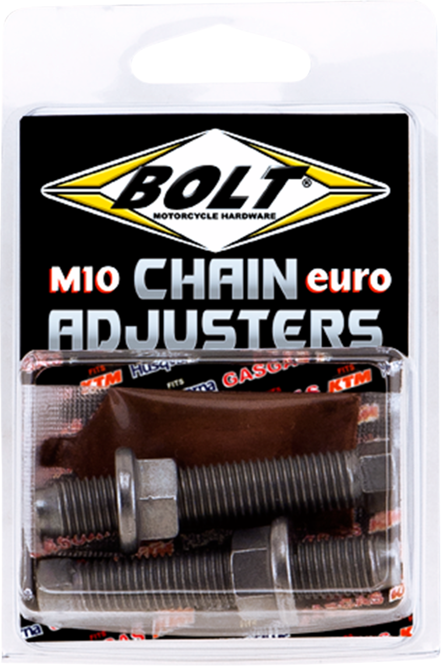 Bolt Hardware Euro Style M10 Chain Adjusters For Gas Gas / KTM / Husqvarna
