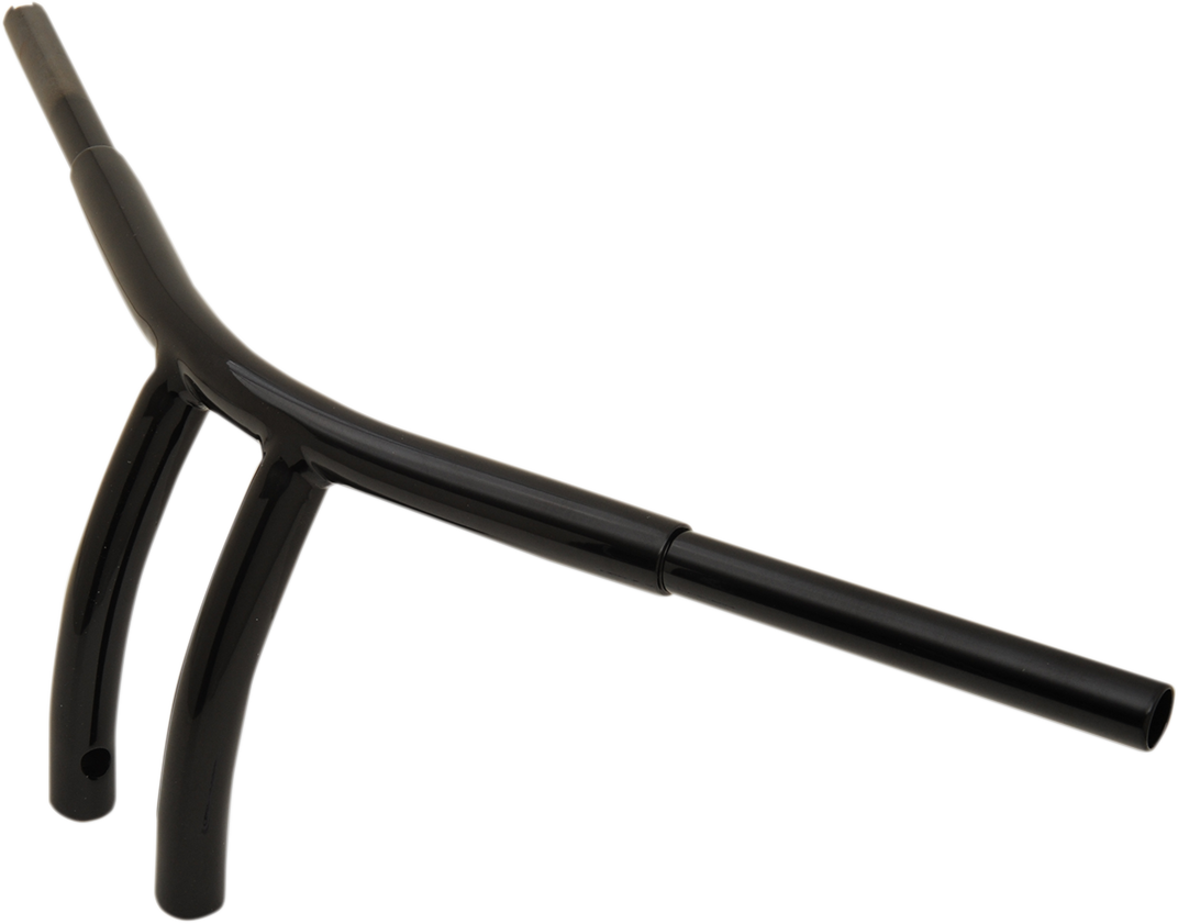 Drag specialties 1-1/4" Buffalo T-Bar - Pullback - 8" - TBW - Black