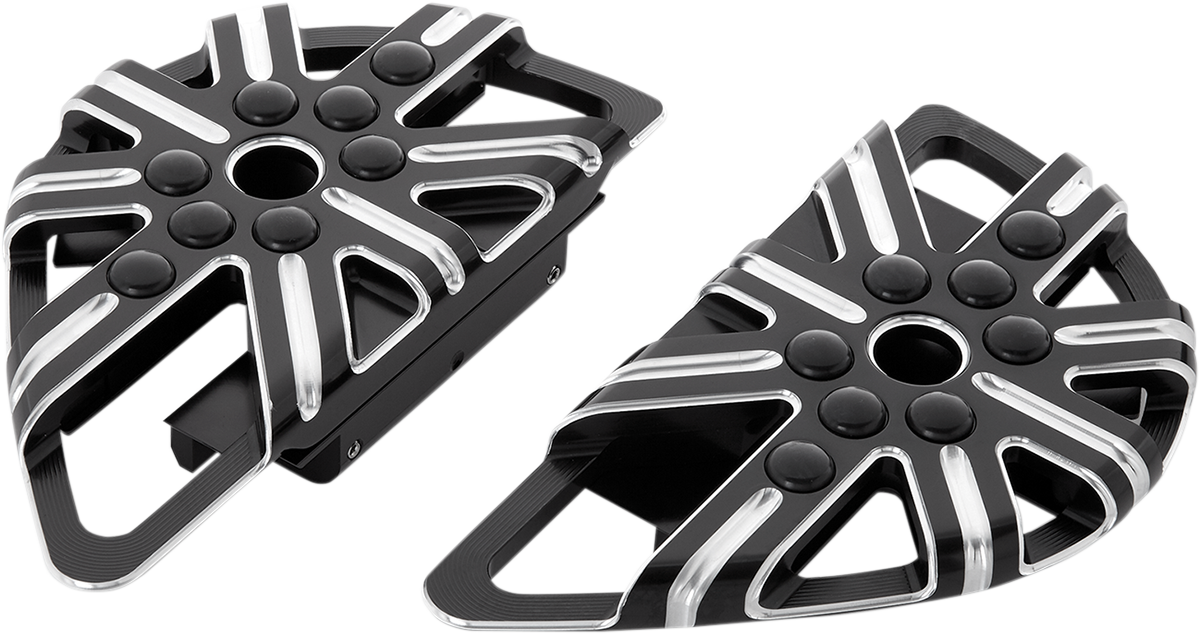 Arlen ness Passenger Boards - 10 Gauge - Black Harley Davidson