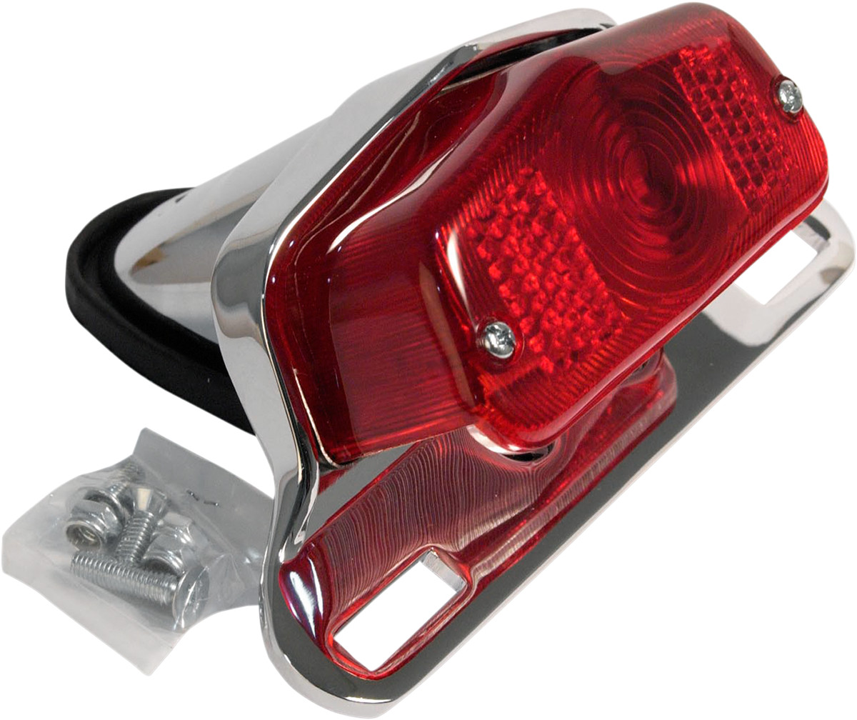 EMGO Lucas-Style Taillight with Chrome Bracket