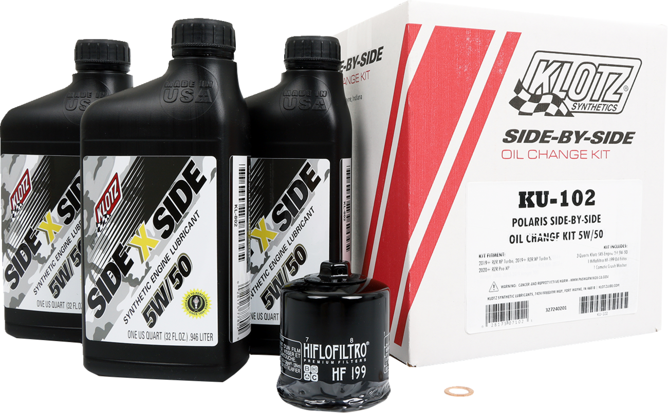 KLOTZ OIL SxS Oil Change Kit