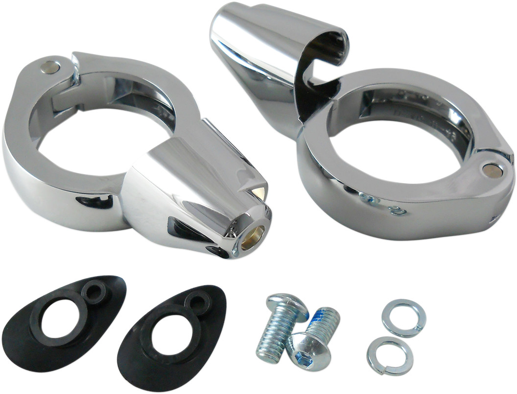 Drag Specialties Fork Mount Turn Signal Clamps