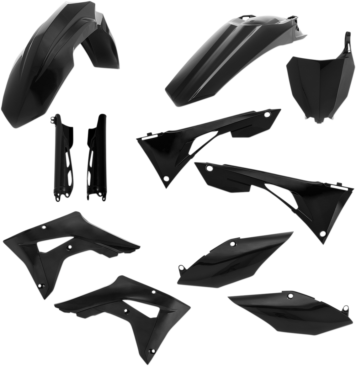 Acerbis Full Replacement Body Kit - Black 2019-2021 Honda CRF250RX / 2019-2020 Honda CRF450RX