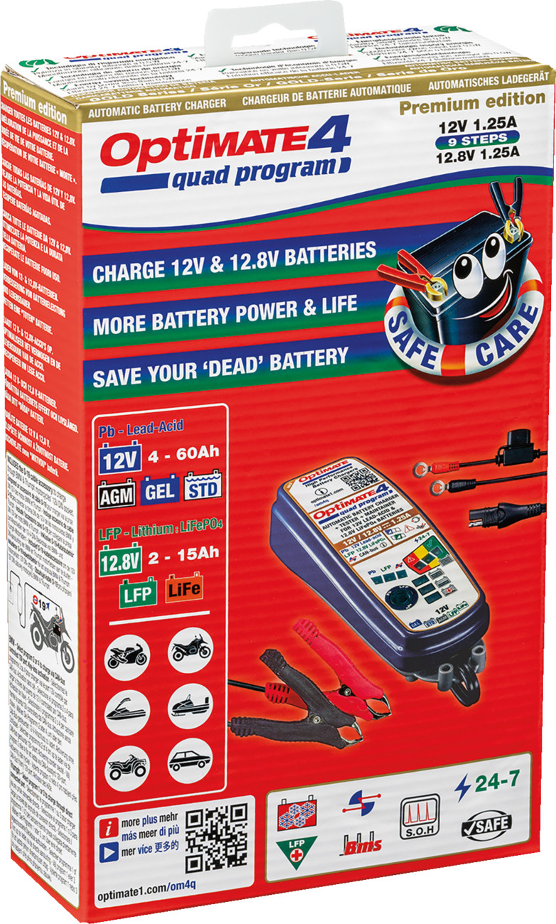 OptiMate 4 Quad Program Premium Edition