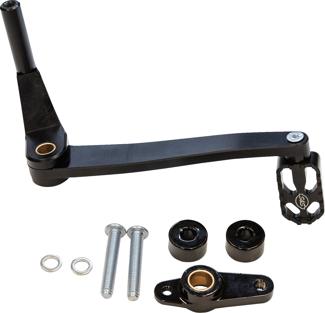 S&s cycle Brake Pedal - Mid-Mount - Black Harley Davidson