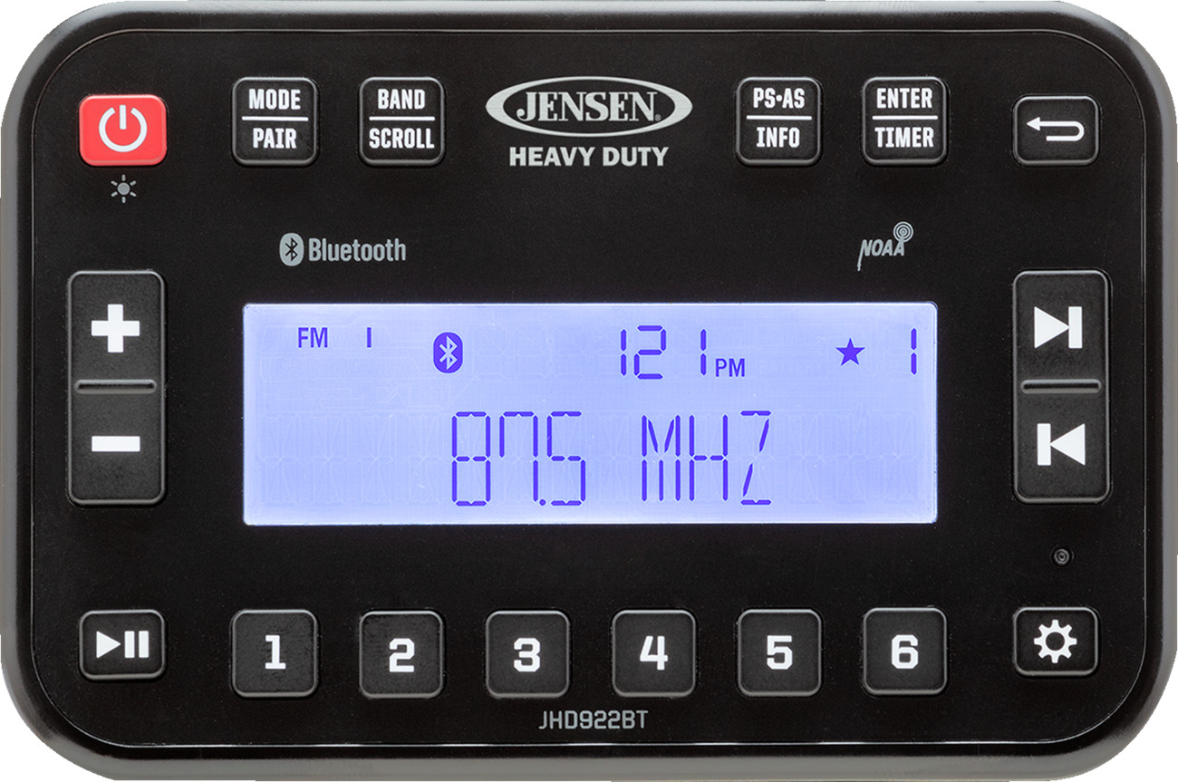 JENSEN Heavy Duty Bluetooth Stereo