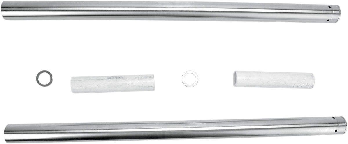 Custom cycle engineering Fork Tubes - 49 mm - 25.50" - Hard Chrome - Standard Harley Davidson