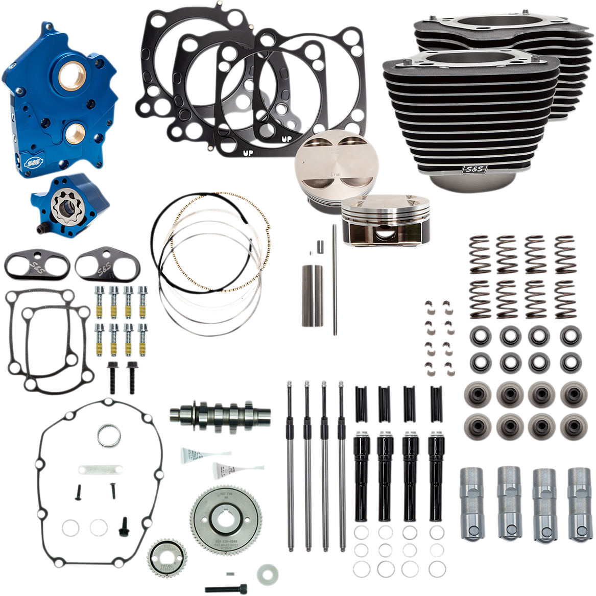 S&S CYCLE 124" Power Package for Oil Cooled 107" M8