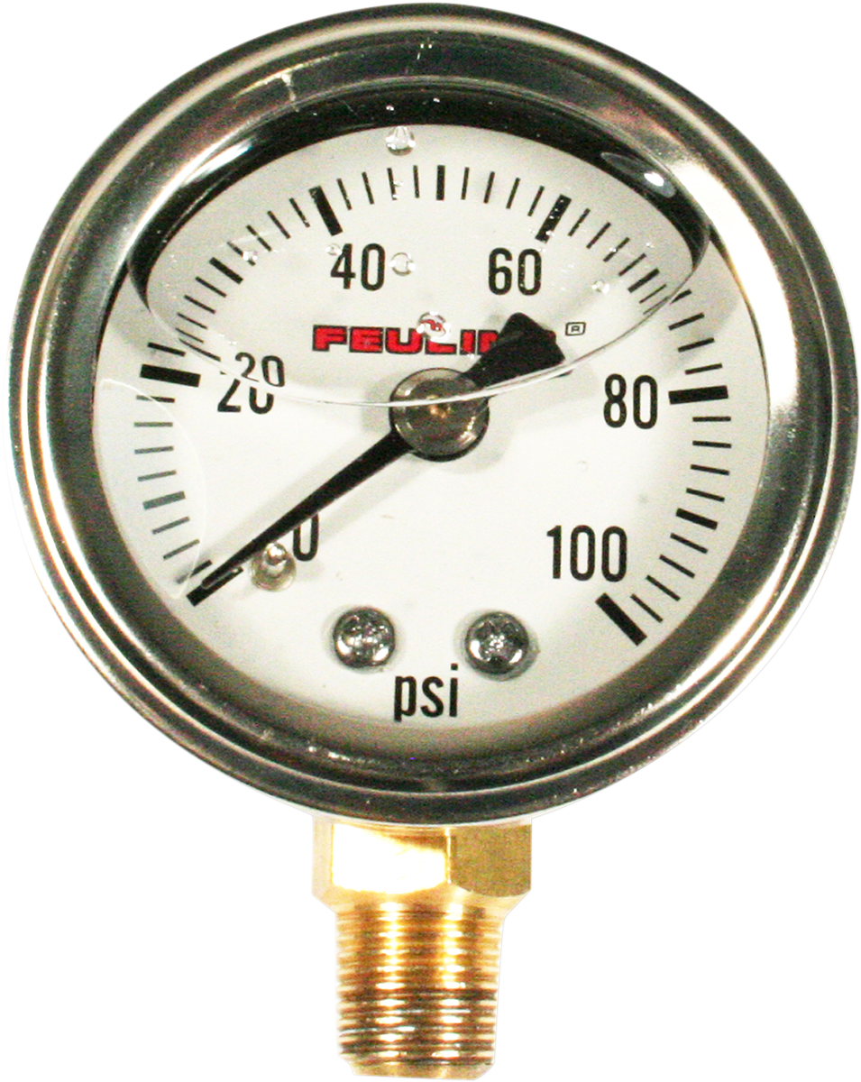 Feuling Liquid Filled Bottom Port Oil Pressure Gauge