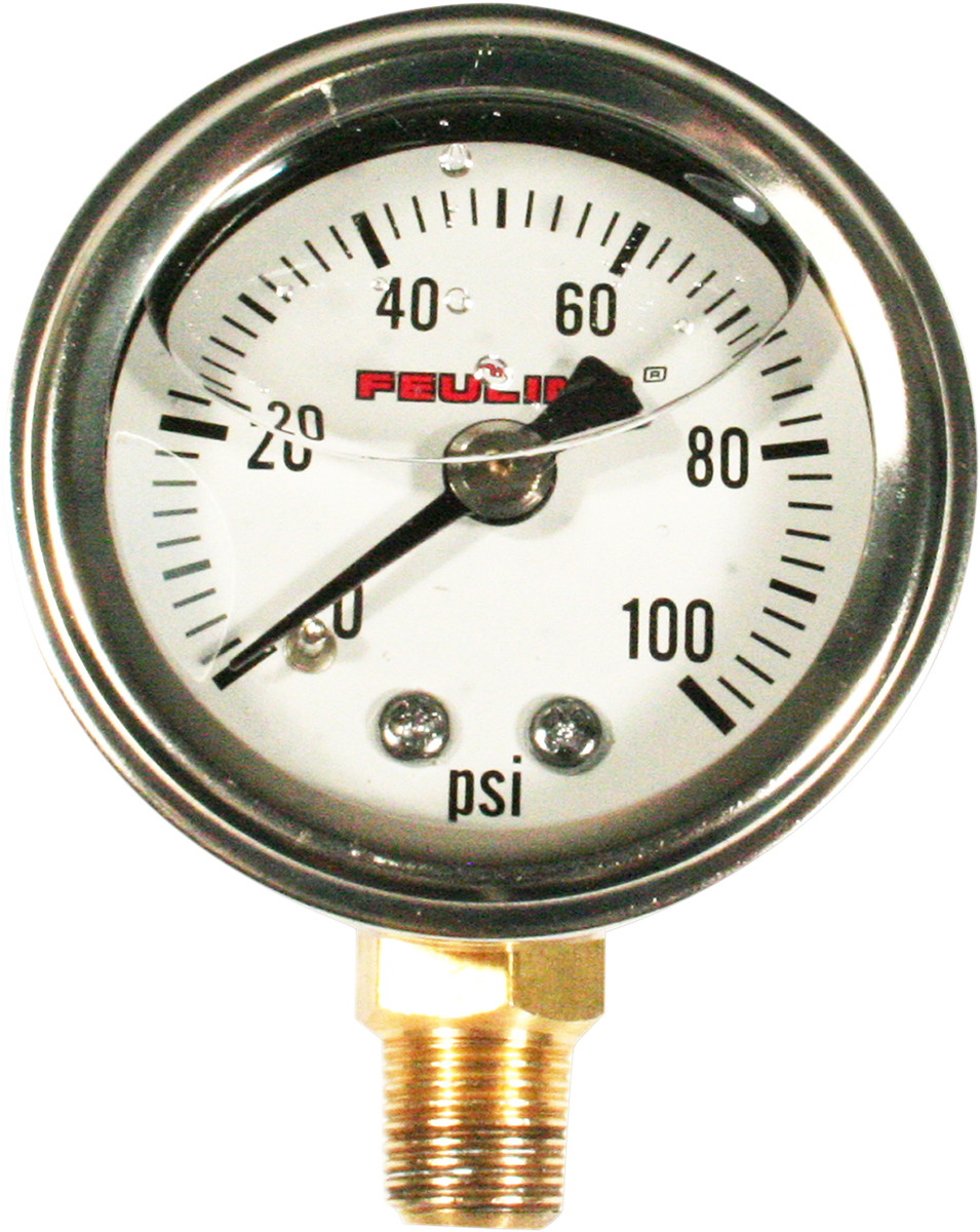 Feuling Liquid Filled Bottom Port Oil Pressure Gauge