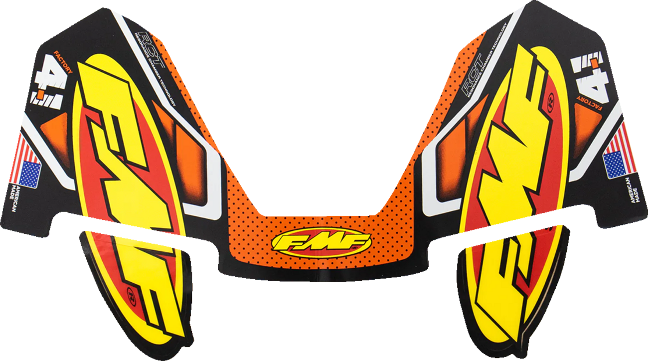 Fmf Exhaust Replacement Decal - 4.1 - Colorways Orange