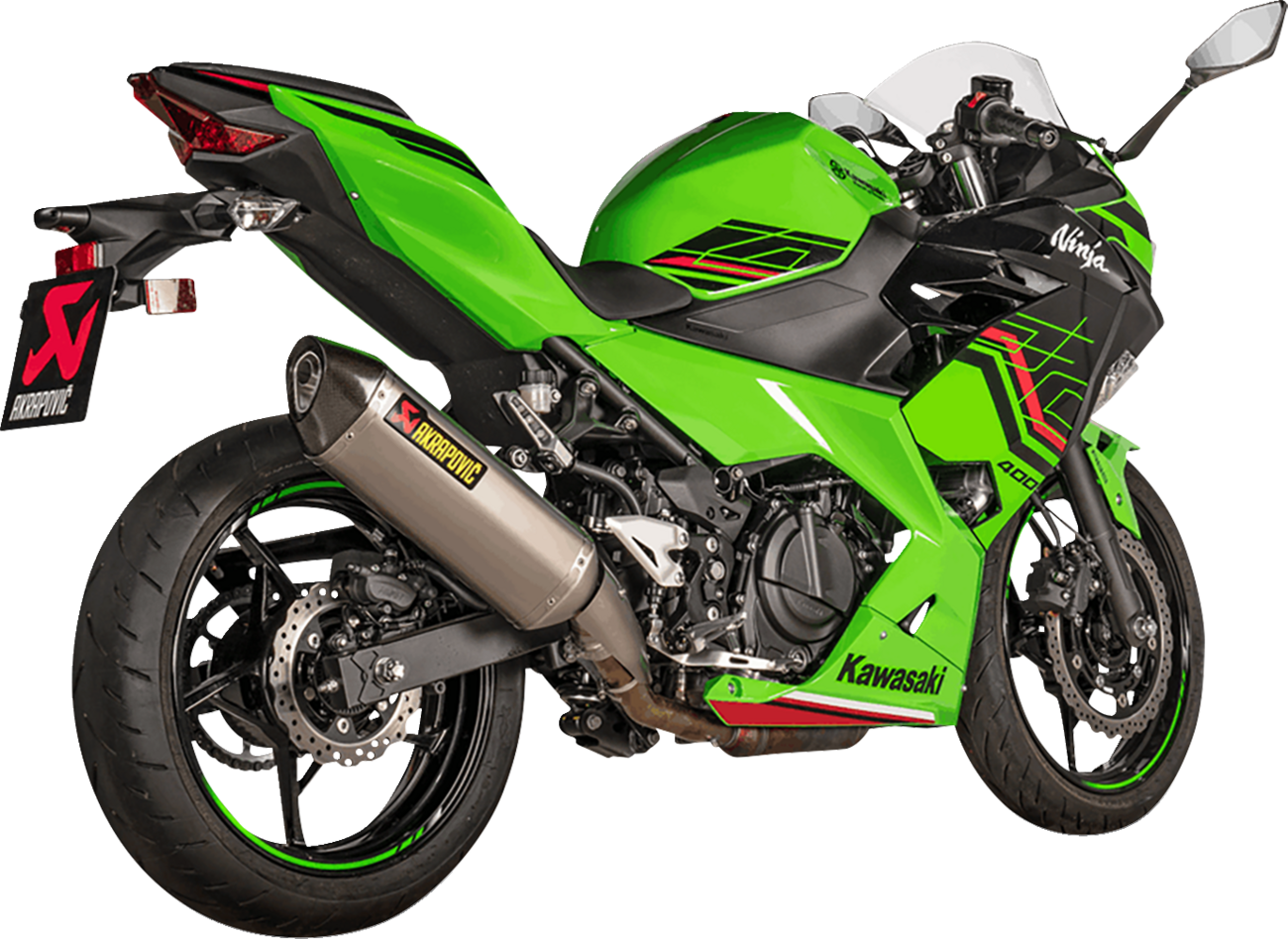 Akrapovic Homologated Slip-On Exhaust Kawasaki Ninja 400 / Z400 2018-2023