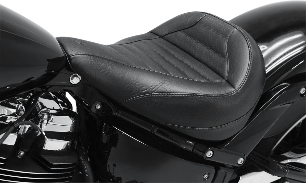 Mustang Tuck n Roll Motorcycle Solo Seat 18-19 Harley Softail Breakout ...