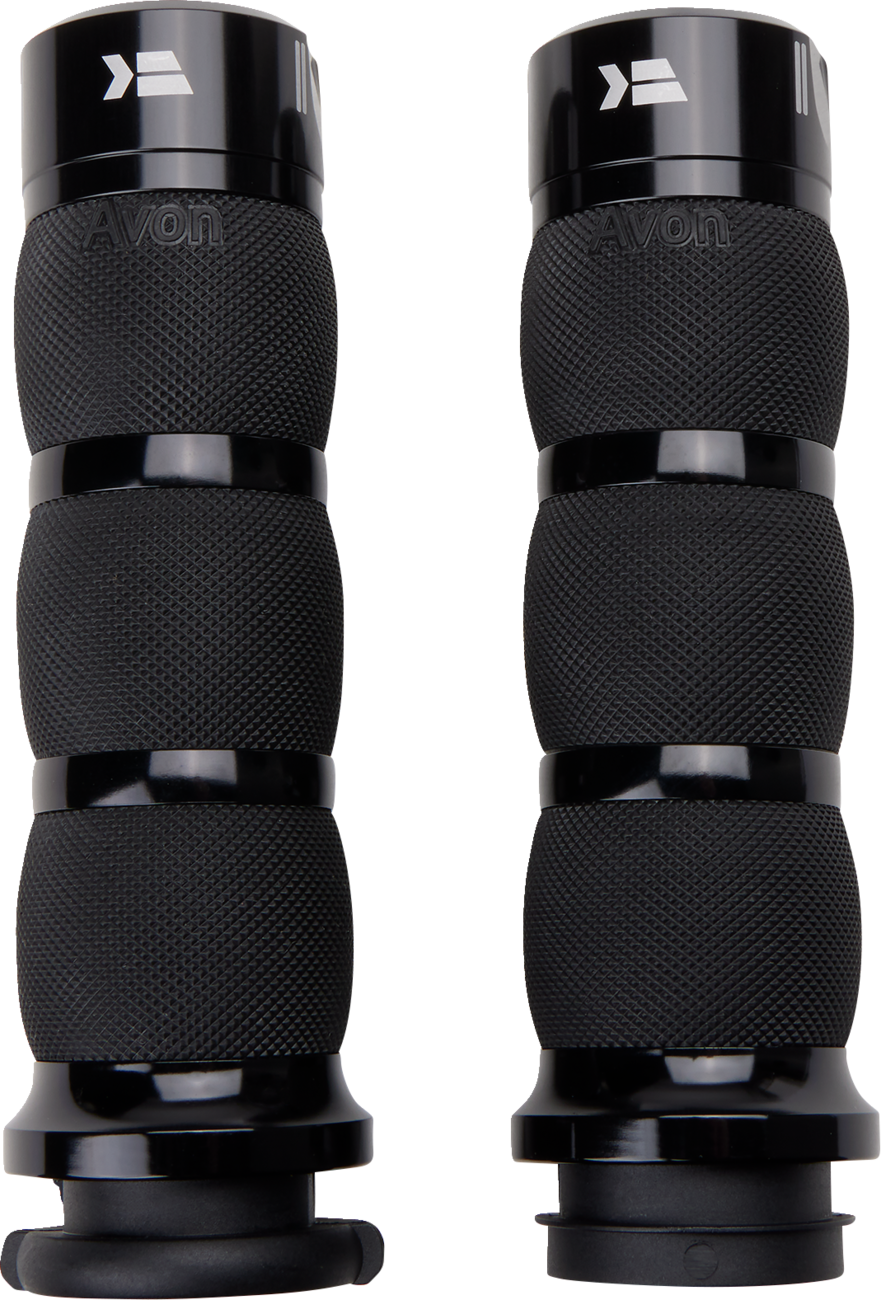 Khrome werks Klassic Grips - Air Cushion - TBW - Black