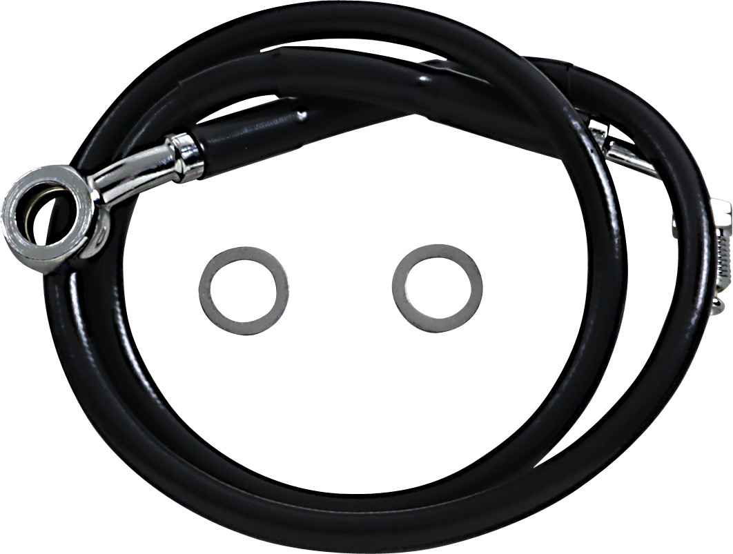 Drag Specialties Extended Upper Brake Line Kit For Harley ABS FXFB / FXLRS 2018-2024