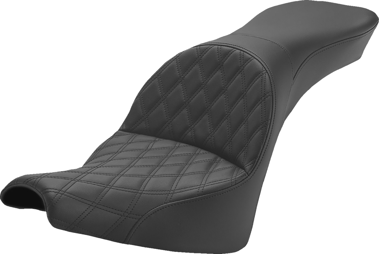 Saddlemen Explorer LS Lattice Stitch Seat For Harley Softail 2018-2025