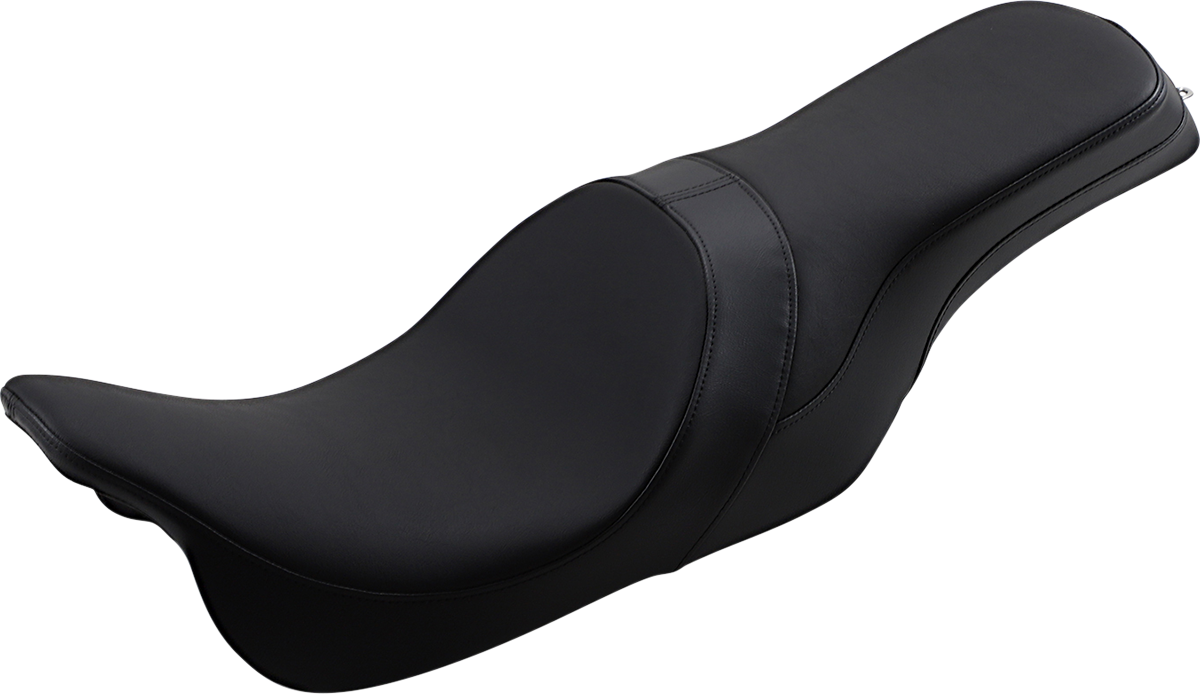 Drag specialties seats Forward Positioned Predator 2-Up Seat - Smooth - FL '08-'23 Harley Davidson