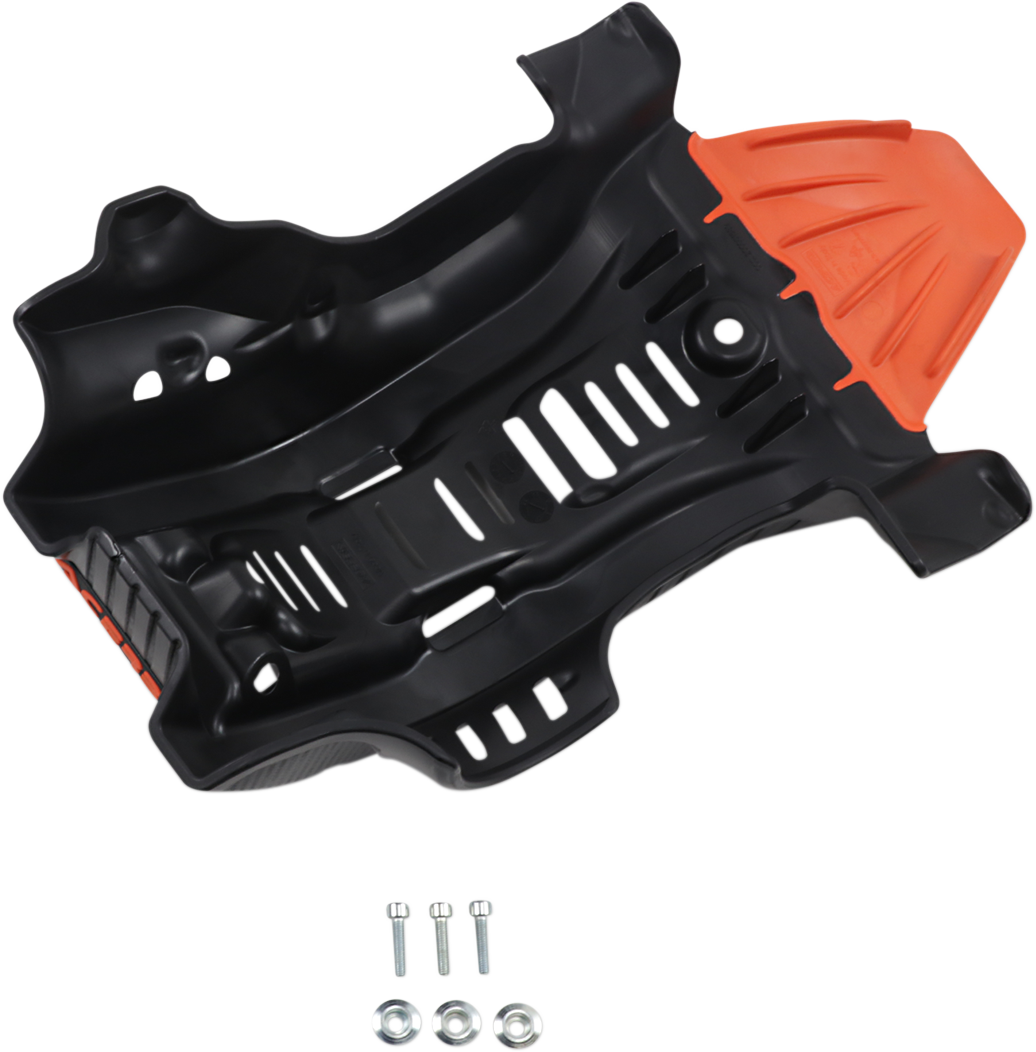 ACERBIS (2736365229) Skid Plate | Skid Plate - Black/'16 Orange - Gas Gas | Husqvarna | KTM