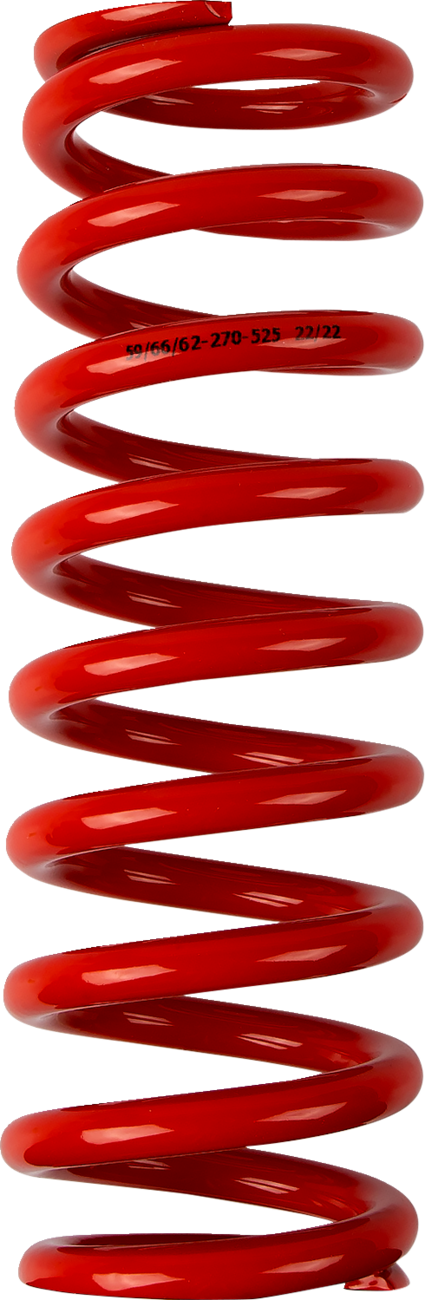 Moose offroad Shock Spring - 59/62 mm OD - 52.5 n/mm - Red Honda/Kawasaki/Yamaha/Gas Gas/Husqvarna/Suzuki/Beta
