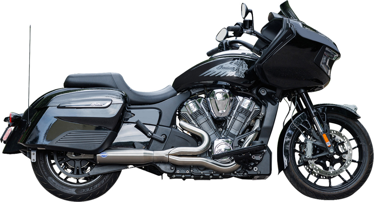 S&S Cycle 2-into-1 Race Only Qualifier Exhaust System For Indian 2020-2026