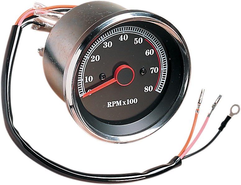 Drag Specialties 8000 RPM Electronic Tachometer