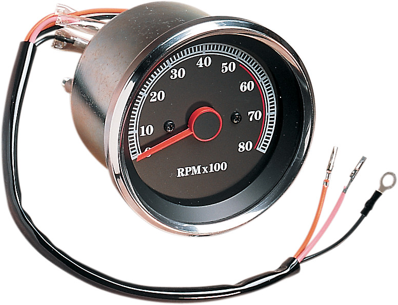 Drag Specialties 8000 RPM Electronic Tachometer