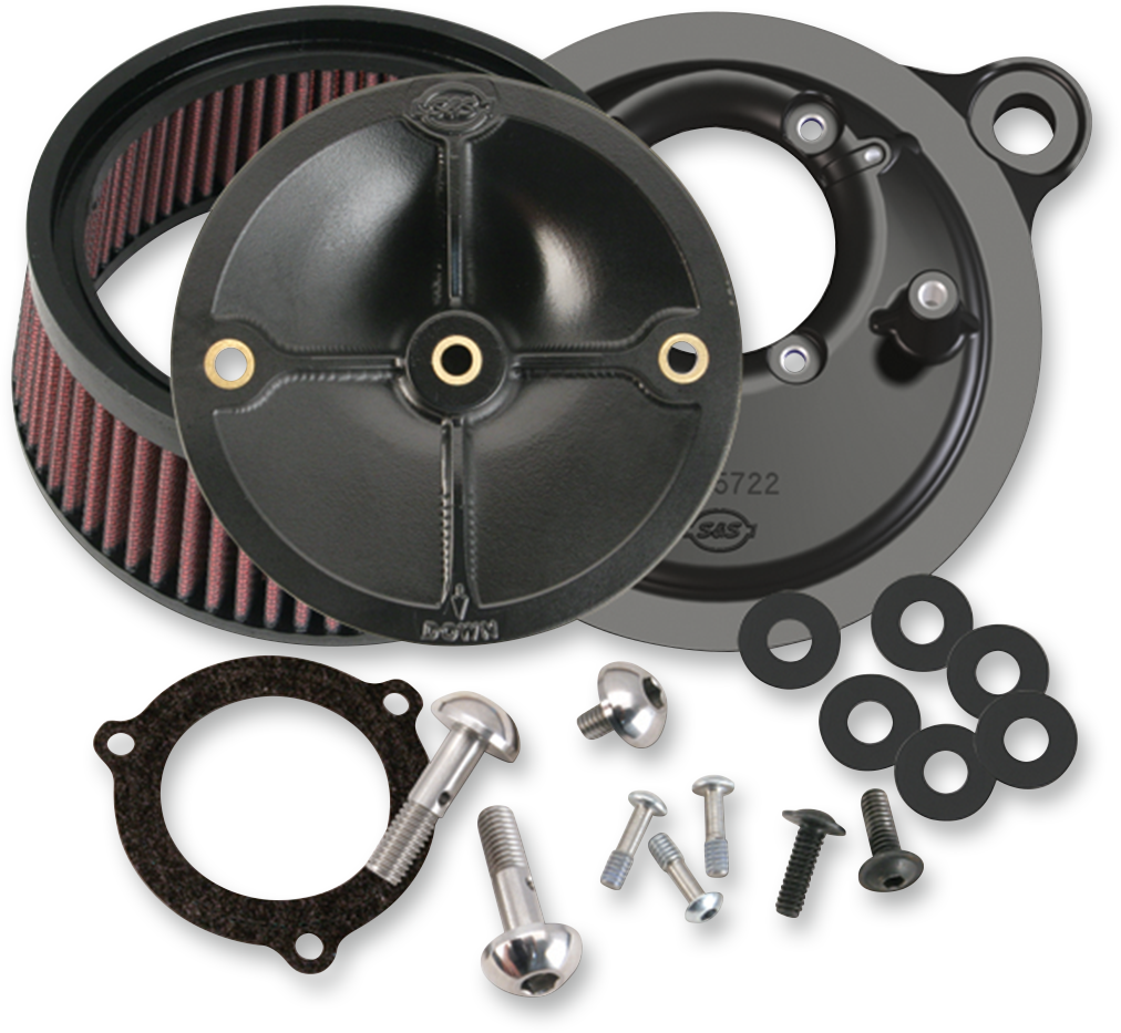 S&amp;S CYCLE Super Stock™ Stealth Air Cleaner Kit