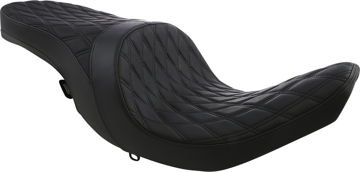 Drag specialties seats Low Profile Touring Seat - Black - Smooth - Vinyl - Indian '14-'22