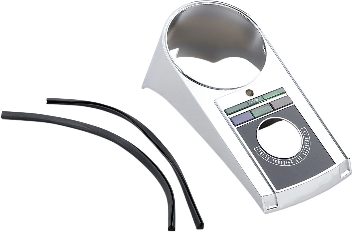 Drag specialties Dash/Speedometer Housing - Chrome Harley Davidson