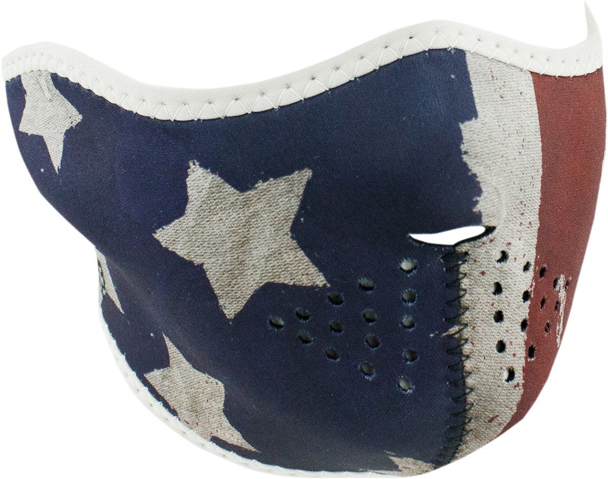 ZANheadgear Patriotic Neoprene Half Face Mask