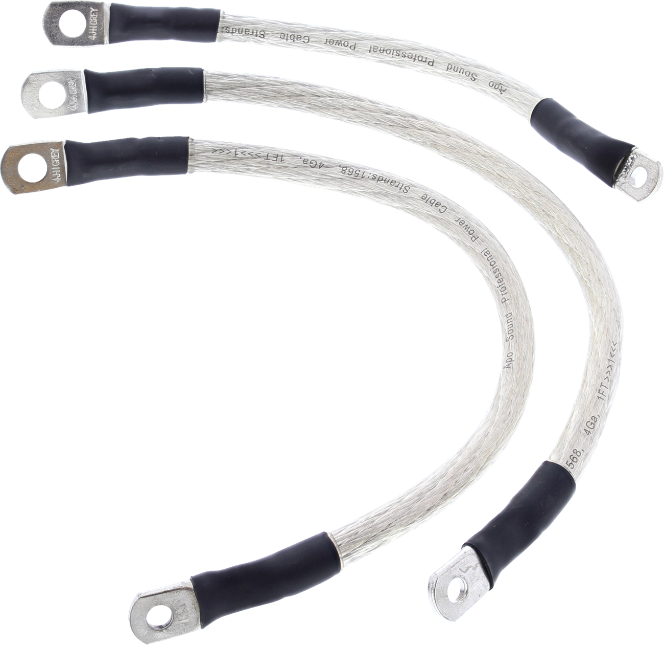All balls Battery Cable Kit - Clear Harley Davidson