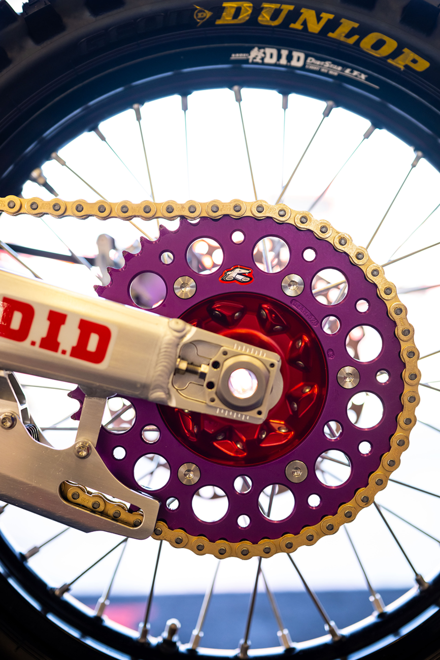 RENTHAL 112U-520-49GEPE Aluminum Rear Sprocket 49T Purple KDX 220