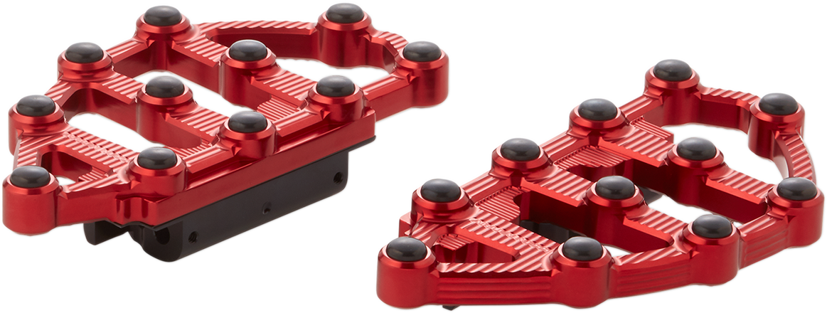 Arlen ness MX Passenger Floorboards - Red Harley Davidson