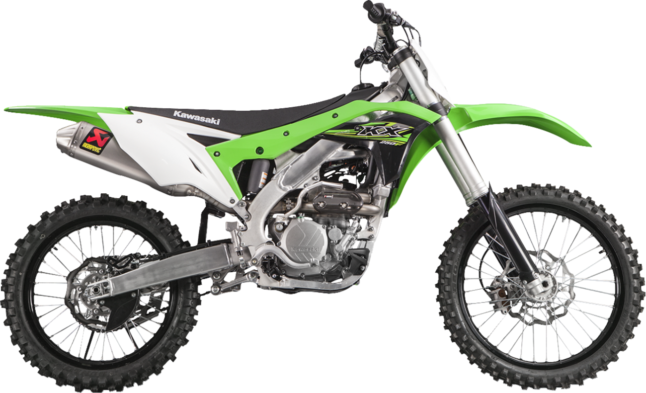 Akrapovic Evolution Line Exhaust System 2021-2024 Kawasaki KX250 / 2017-2020 Kawasaki KX250F / 2021-2024 Kawasaki KX250X