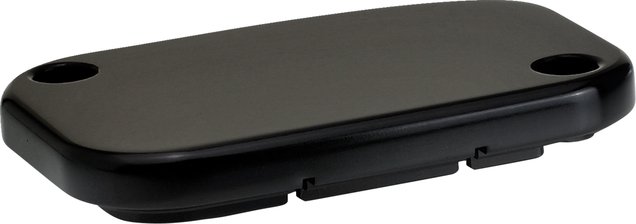Joker machine Master Cylinder Cover - Hydraulic Clutch - Smooth - Black Harley Davidson