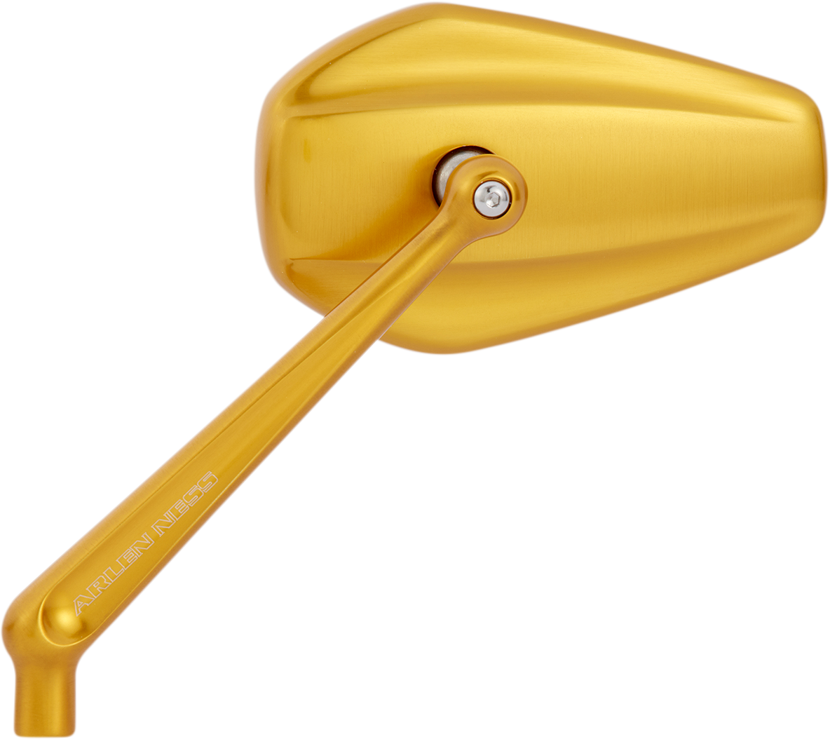 Arlen ness Mirror - Mini/Stocker - Side View - Hexagon - Gold - Right